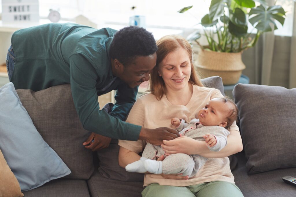 surrogate intended parents couple