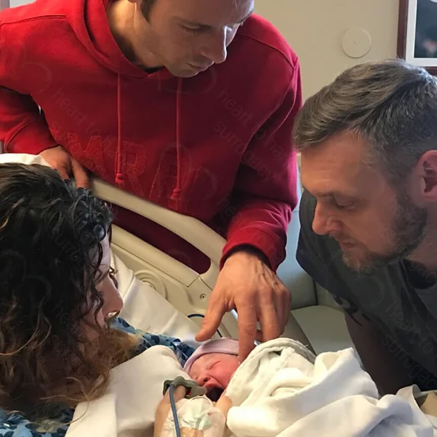 surrogate intended parents couple